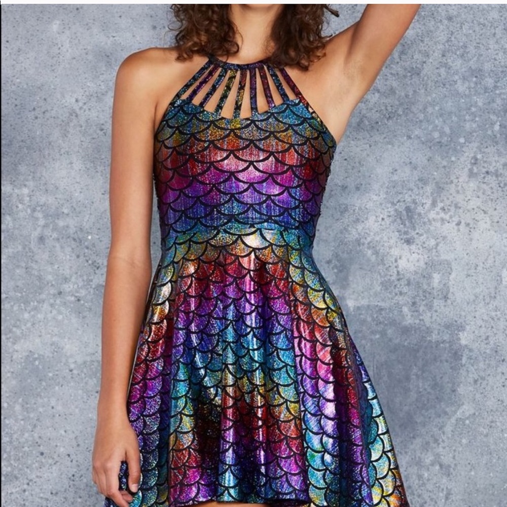 EUC Blackmilk Mermaid Strapped Up dress XS